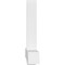 Ekena Millwork Eugene Architectural Grade PVC Gable Bracket, 96"W x 36"H x 6"D x 6"F, 9/12 Pitch GBP096X36X0606EUG00 - alternate 3